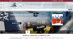 Desktop Screenshot of maxepoxi.com.br